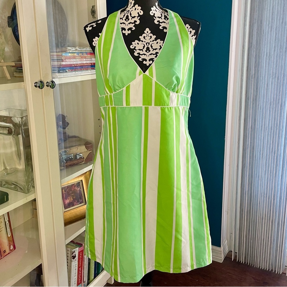 Reversible Spring Green Halter Sundress​